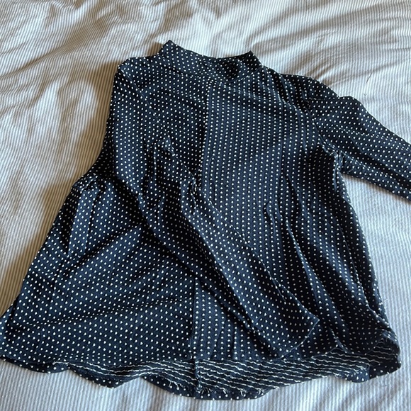 Navy Mock Neck - Picture 1 of 2